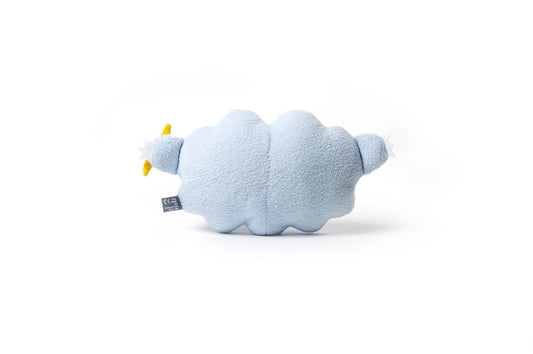 Almohada de felpa nube azul