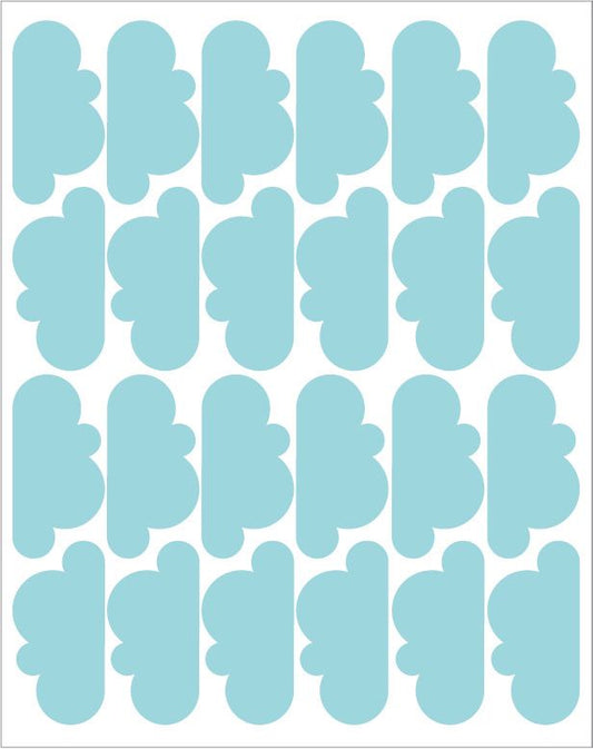 Wallstickers Nuvens Azul