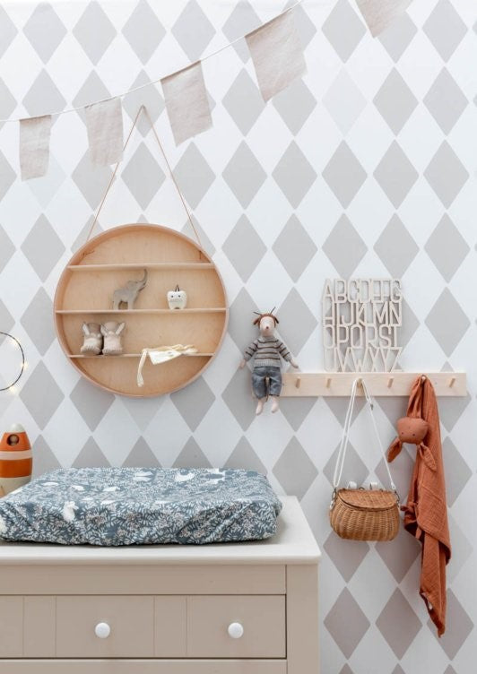 Papel de Parede - Losângos Pedra