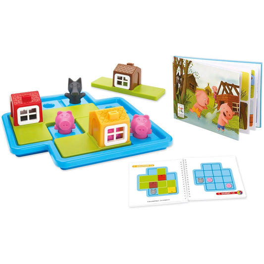 Os Três Porquinhos - jogo de lógica