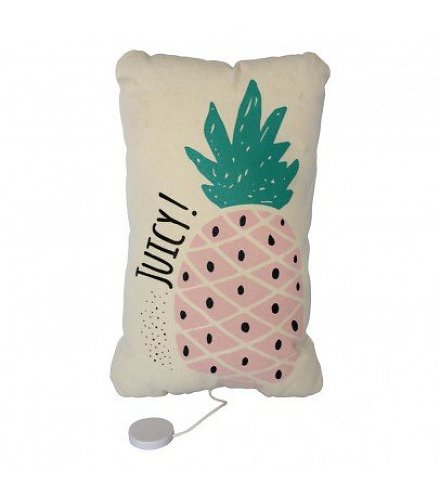 Almohada musical - piña rosa