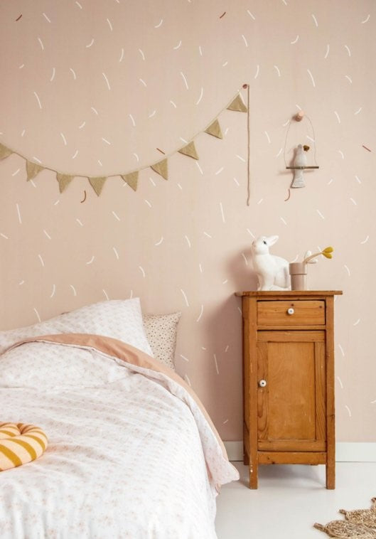 Papel de Parede - Polvilha Rosa