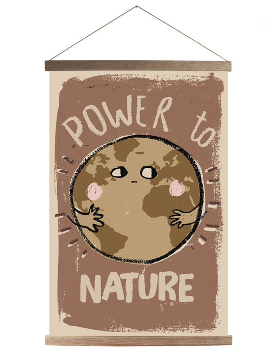 Poster/Ilustração “Power to nature” - 50x70 cm