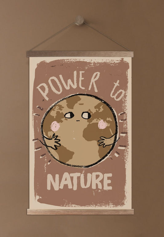 Ilustração “Power to nature” - 50x70 cm