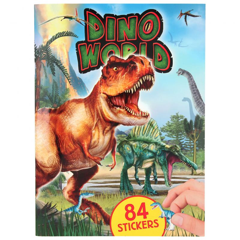 Livro de Autocolantes Puffy - Dinossauro