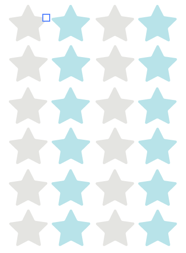 Wallstickers estrelas cinza e azul