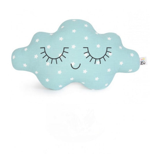 Almohada de nube de estrella azul