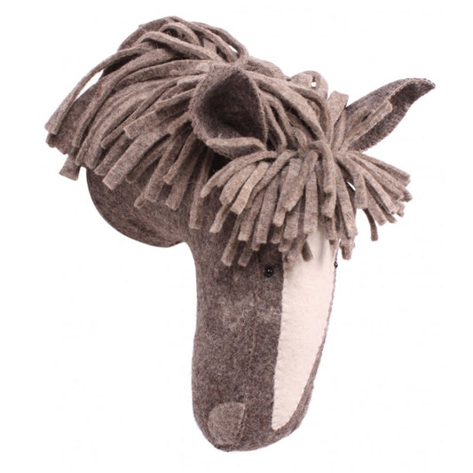 Cabeça de feltro de cavalo