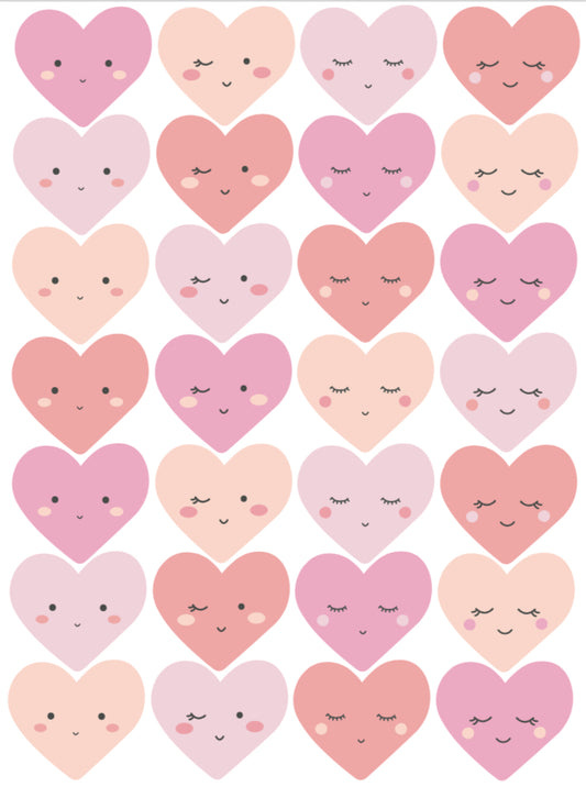 Wallstickers Corações