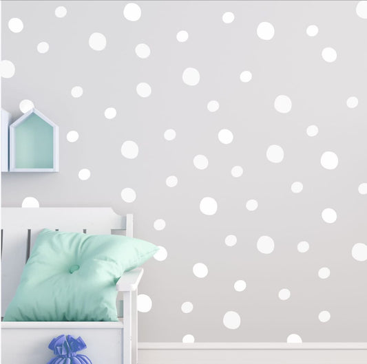 Vinilos decorativos manchas blancas irregulares