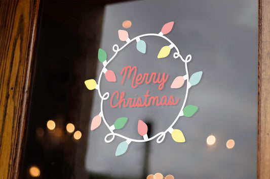 Vinilo decorativo feliz navidad